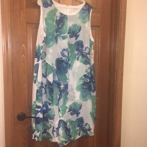 NWT layered chiffon dress